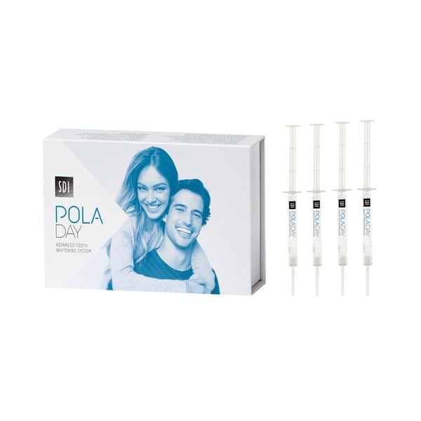 SDI 7700102 Pola Day Mini Tooth Whitening Kit 7.5% HP 4/Pk 1.3gm SDI 7700102 Pola Day Mini Tooth Whitening Kit 7.5% HP 4/Pk 1.3gm